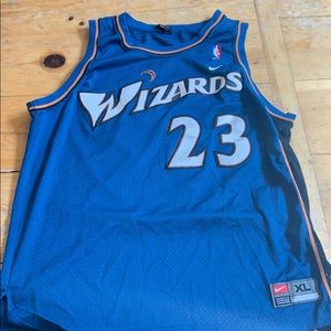 Vint Michael Jordan Nike embroidered Wizard Jersey